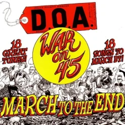 D.O.A.: War On 45 (Red Vinyl) - BROKEN Silence - (LP / W)