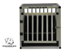 Doghead Hundetransportbox Alu 55x65x55 Eco Neu Hundebox Hundekäfig Transportbox Auto