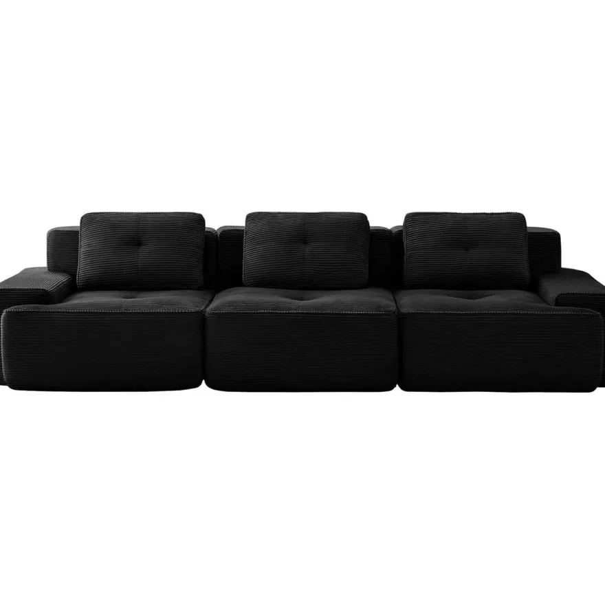 Dolamaní Boneless Modulares 3-Sitzer-Sofa Cord, Montagefrei, Tiefersitz