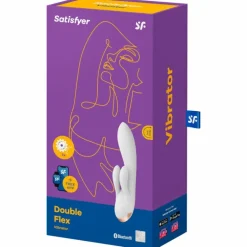 DOPPEL-FLEX-VIBRATOR-APP - WEISS