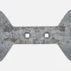 Doppelherzschar Lochabstand 45 mm Breite: 180mm gehärtet Bodenbearbeitung ?TOP?