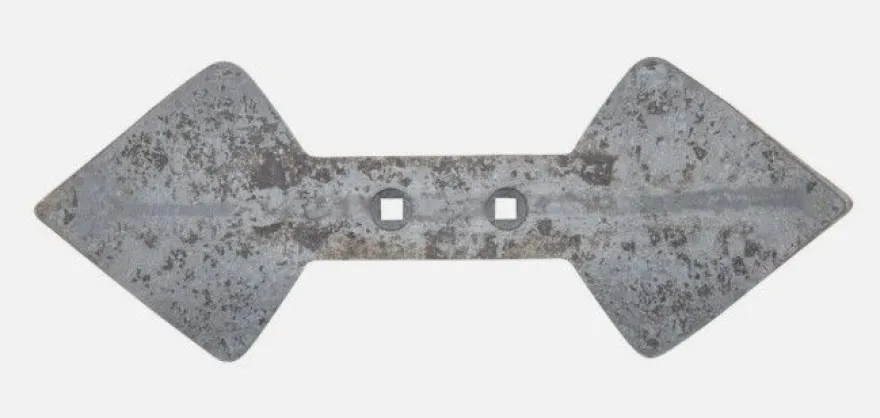 Doppelherzschar Lochabstand 45 mm Breite: 180mm gehärtet Bodenbearbeitung ?TOP?