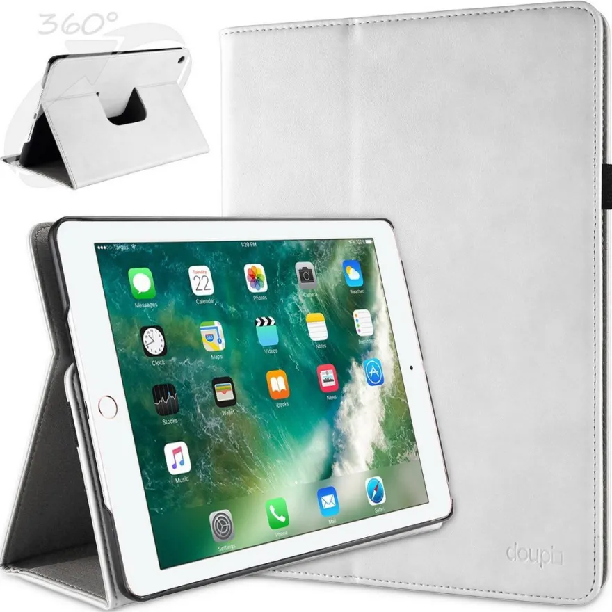 doupi 360 drehbar Deluxe Schutzhülle iPad Pro 9.7 Smart Leder Cover Case Tasche Folie