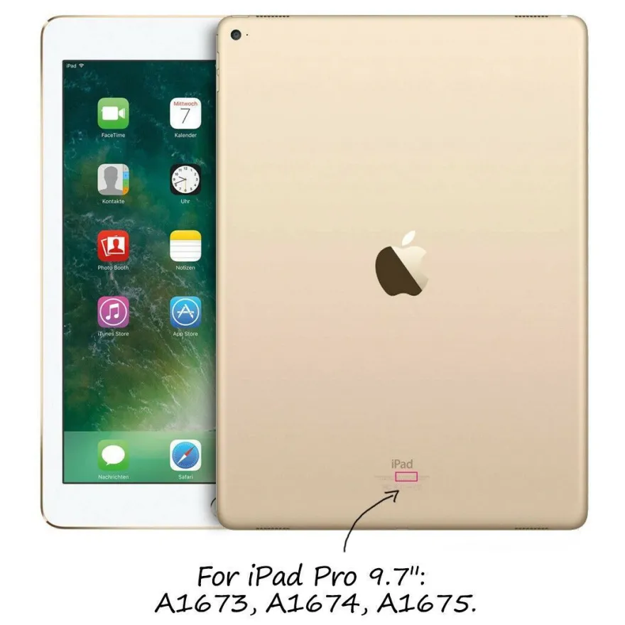 doupi 360 drehbar Deluxe Schutzhülle iPad Pro 9.7 Smart Leder Cover Case Tasche Folie