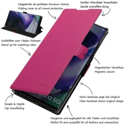 doupi Flip Case Samsung Note 20 Ultra Magnet Cover Aufstellbar Ständer Schutz Hülle