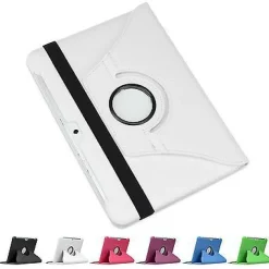 doupi 360 Grad Hülle Samsung Tab 2 7 / 10,1 Kunstleder Cover Case Ständer Etui Tasche