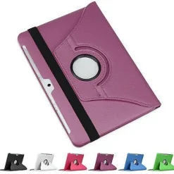 doupi 360 Grad Hülle Samsung Tab 2 7 / 10,1 Kunstleder Cover Case Ständer Etui Tasche
