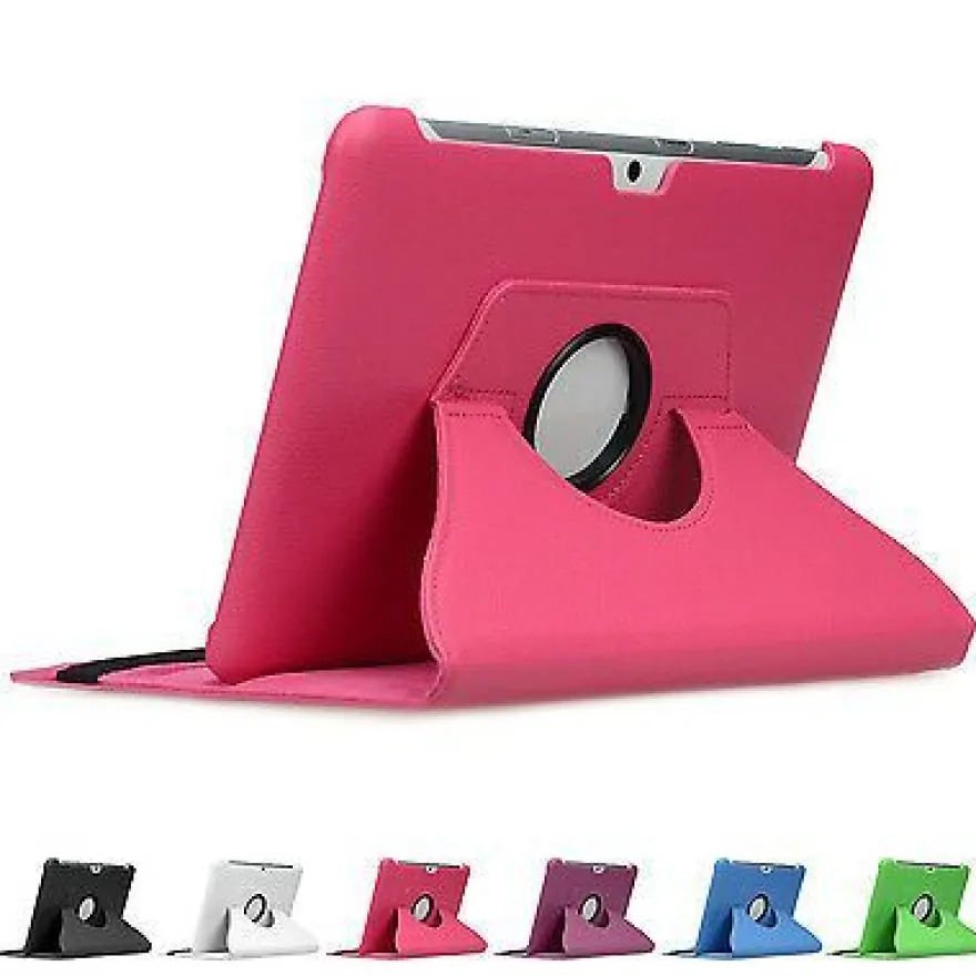 doupi 360 Grad Hülle Samsung Tab 2 7 / 10,1 Kunstleder Cover Case Ständer Etui Tasche