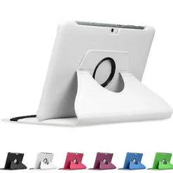 doupi 360 Grad Hülle Samsung Tab 2 7 / 10,1 Kunstleder Cover Case Ständer Etui Tasche