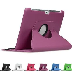 doupi 360 Grad Hülle Samsung Tab 2 7 / 10,1 Kunstleder Cover Case Ständer Etui Tasche