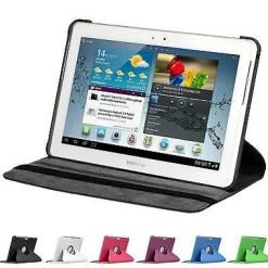 doupi 360 Grad Hülle Samsung Tab 2 7 / 10,1 Kunstleder Cover Case Ständer Etui Tasche