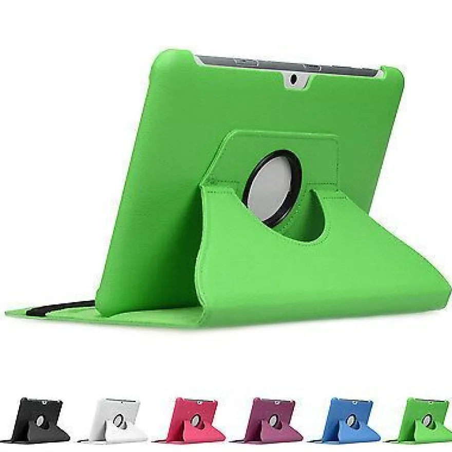 doupi 360 Grad Hülle Samsung Tab 2 7 / 10,1 Kunstleder Cover Case Ständer Etui Tasche