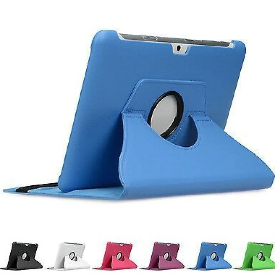 doupi 360 Grad Hülle Samsung Tab 2 7 / 10,1 Kunstleder Cover Case Ständer Etui Tasche