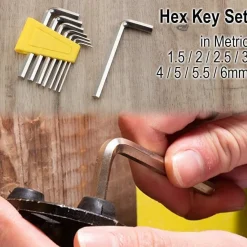 DOWELL 24-teiliges Hausbesitzer-Werkzeug-Set mit tragbarer Werkzeugtasche