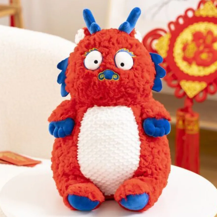 Drache Plüschtiere Glückssymbol Flauschig Und Liebenswert Plüsch Spielzeug