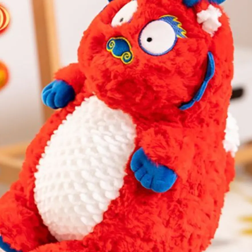 Drache Plüschtiere Glückssymbol Flauschig Und Liebenswert Plüsch Spielzeug