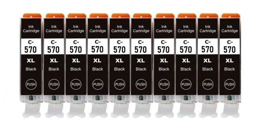 Druckerpatronen kompatibel mit Canon PGI-570 XL + CLI-571 XL bk, c, m, y, gy