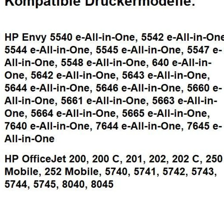 Druckerpatronen Set kompatibel zu HP 62 XL black + color
