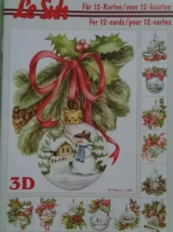 3D SchneideBogen Heft Le Suh : Weihnachten Weihnachtsstern & Dekoration....