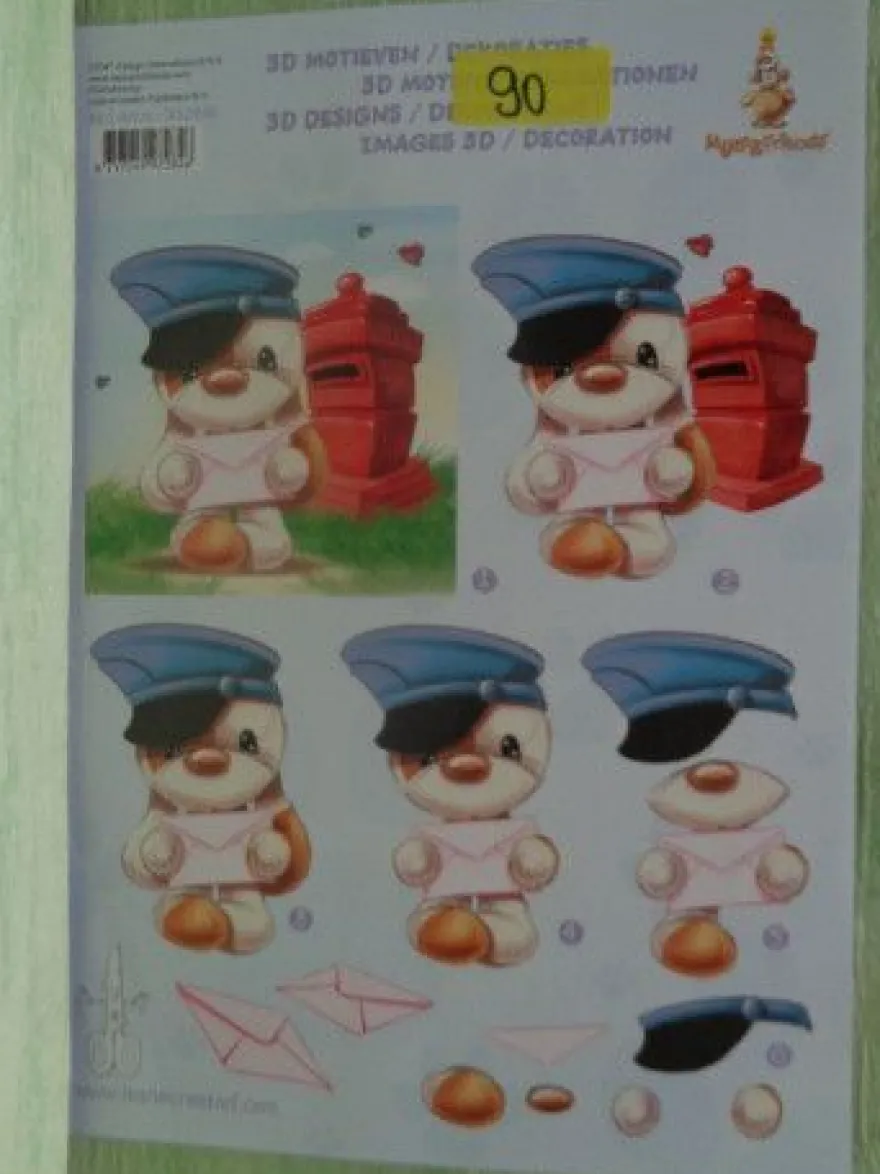 3D Schneidebogen Mylo & Friends Leane Creatief