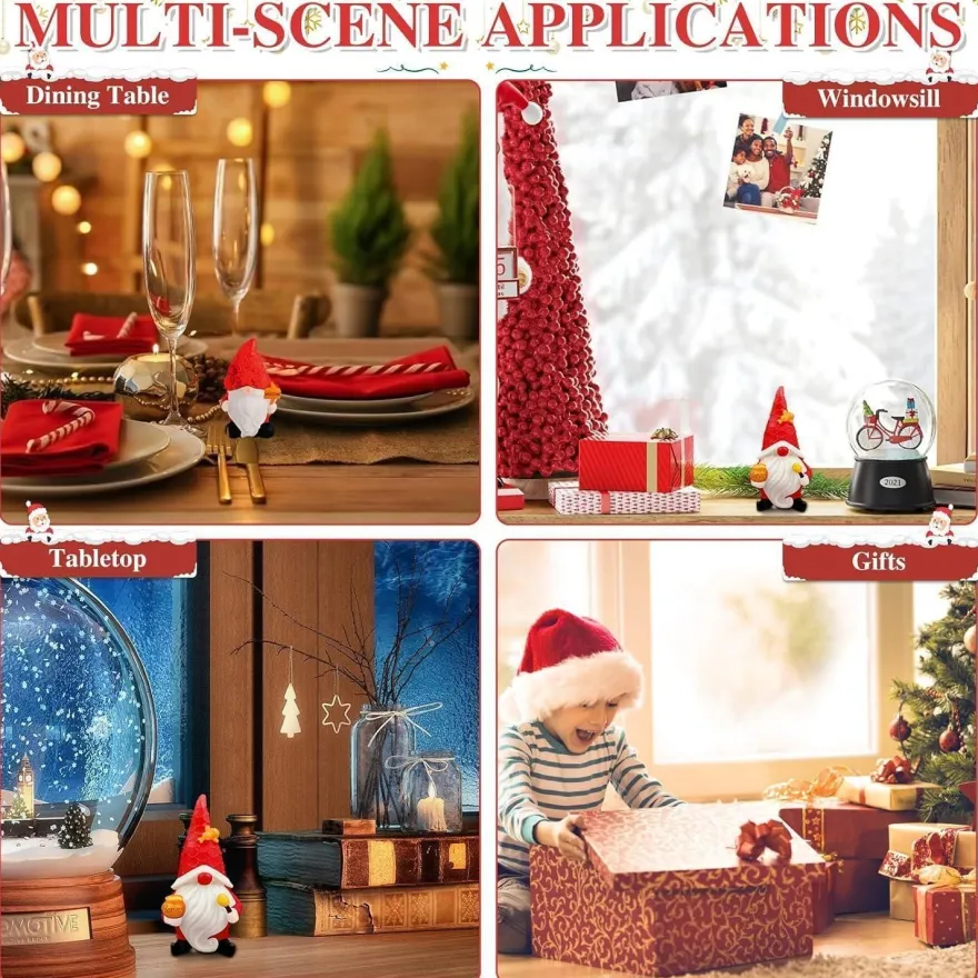 3D Silikonform Weihnachten Wichtel Epoxidharz DIY Fondant Schokoladenform