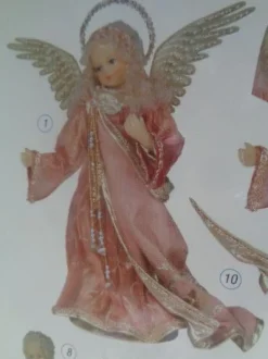 3D Stanzbogen Reddy Engel Rauschgoldengel Vintage Nostalgie Felicitas Kreutzer