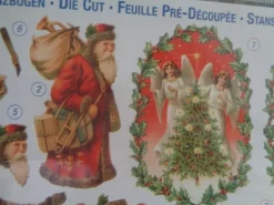 3D Stanzbogen Reddy Weihnachten Weihnachtsmann Kinder Schneemann Tiere