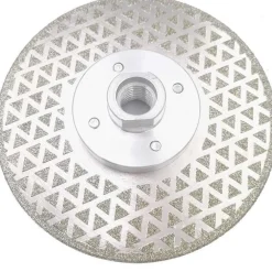DT-DIATOOL Diamantscheibe 115 mm, 2 Stück, M14, doppelseitig galvanisch, Trenn