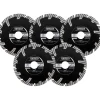 DT-DIATOOL Diamant Trennscheibe 125mm Turbo für Granit, Marmor, Beton