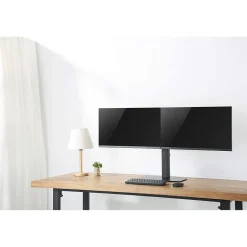 Dual Monitorhalterung Universelle Monitorhalter Zwei Monitore LCD LED 17-27