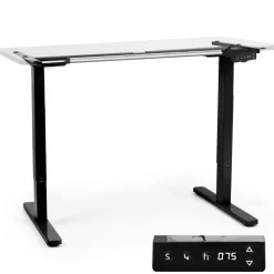 Duronic TM04F Höhenverstellbarer Schreibtisch 71x56cm Sitz-Steh-Tisch