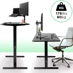 Duronic TM04F Höhenverstellbarer Schreibtisch 71x56cm Sitz-Steh-Tisch
