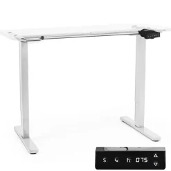 Duronic TM12 GY Tischgestell Höhenverstellbar bis 120 cm für Computertisch