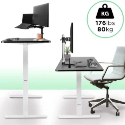 Duronic TM12 GY Tischgestell Höhenverstellbar bis 120 cm für Computertisch