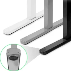 Duronic TM12 GY Tischgestell Höhenverstellbar bis 120 cm für Computertisch