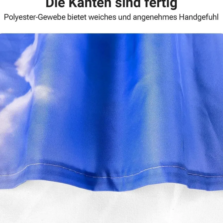 Duschvorhang Delphin 240x200cm Antischimmel Wasserabweisend Polyester