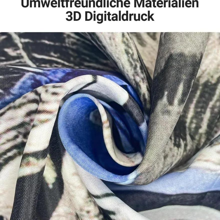 Duschvorhang Katzenschwimme 220x200cm Antischimmel wasserabweisend Polyester
