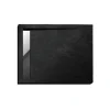 Duschwanne Rechteck Acryl WEST NEW 120x100x5 Schwarz Steinoptik | Ablauf im SET !