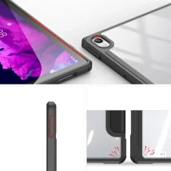 Dux Ducis Toby Eco-Leather Tablet-Ledertasche Schale Cover für Lenovo Tab P11 mit