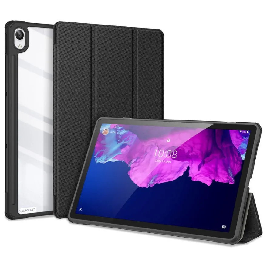 Dux Ducis Toby Eco-Leather Tablet-Ledertasche Schale Cover für Lenovo Tab P11 mit