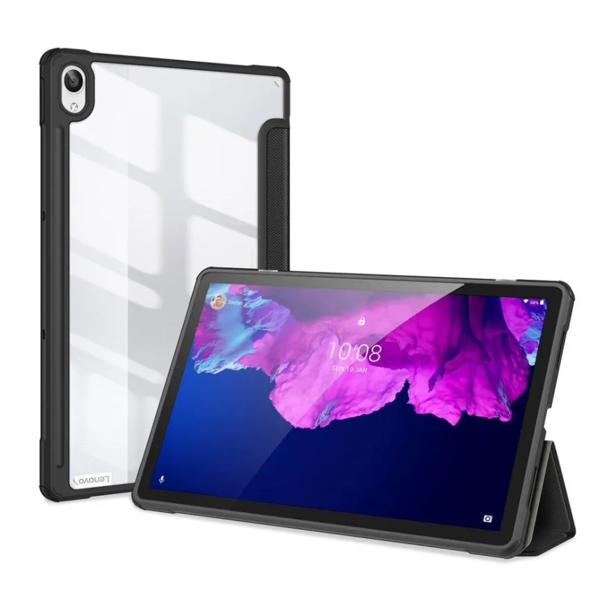 Dux Ducis Toby Eco-Leather Tablet-Ledertasche Schale Cover für Lenovo Tab P11 mit