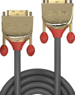 DVI-D Kabel Lindy 15 m, Grau