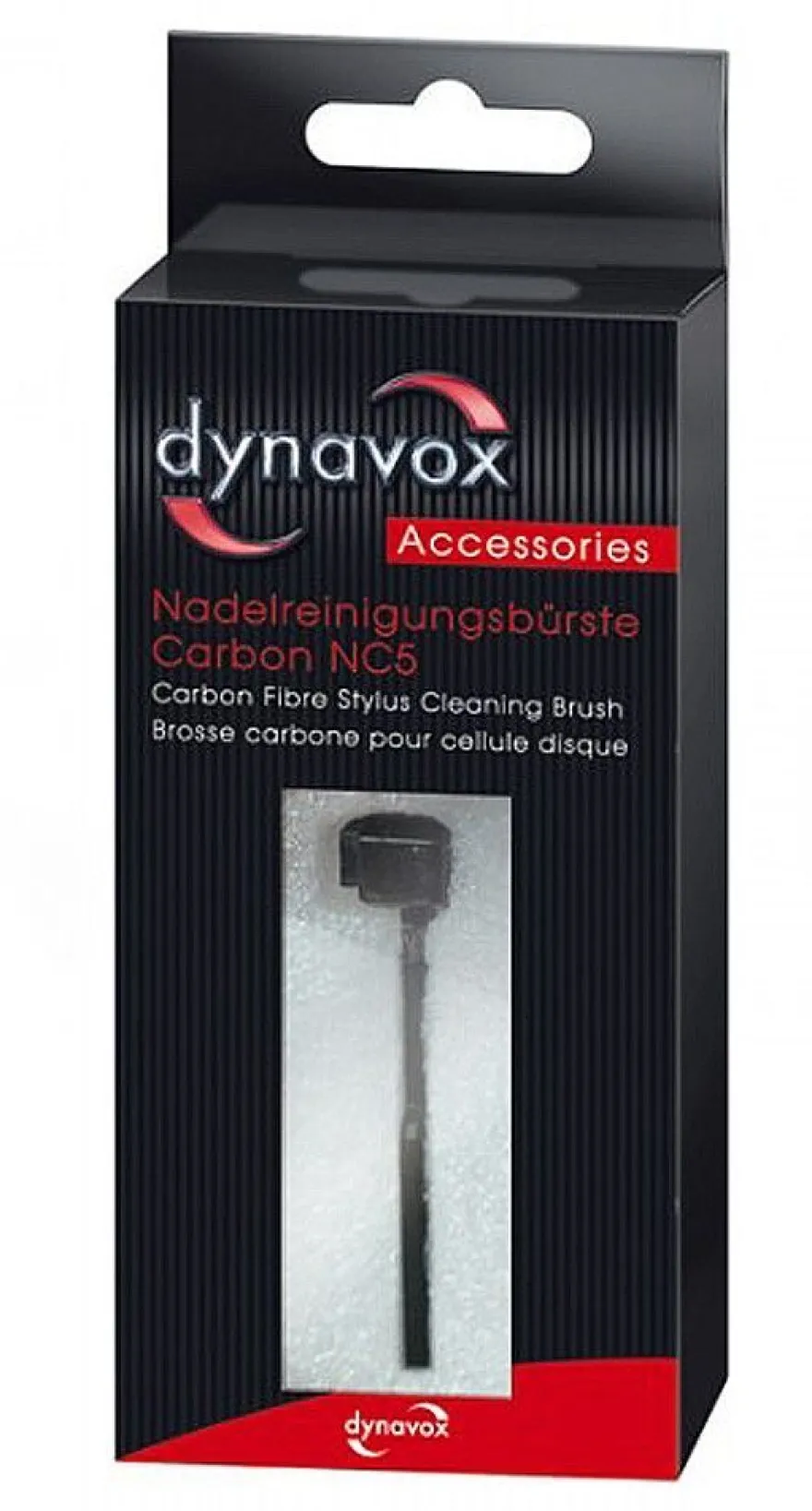 Dynavox -NC 6- Carbon Nadelreinigungsbürste für Plattenspieler-Tonabnehmer