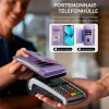 EASDNB iPhone 13 Klapphülle 6 Kartenfächer RFID Blocker
