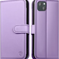 EASDNB iPhone 13 Klapphülle 6 Kartenfächer RFID Blocker