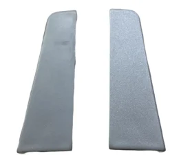 Ecken Innenecke Außenecke Endkappen li/ re für Sockelleisten 58mm silber Fußleiste