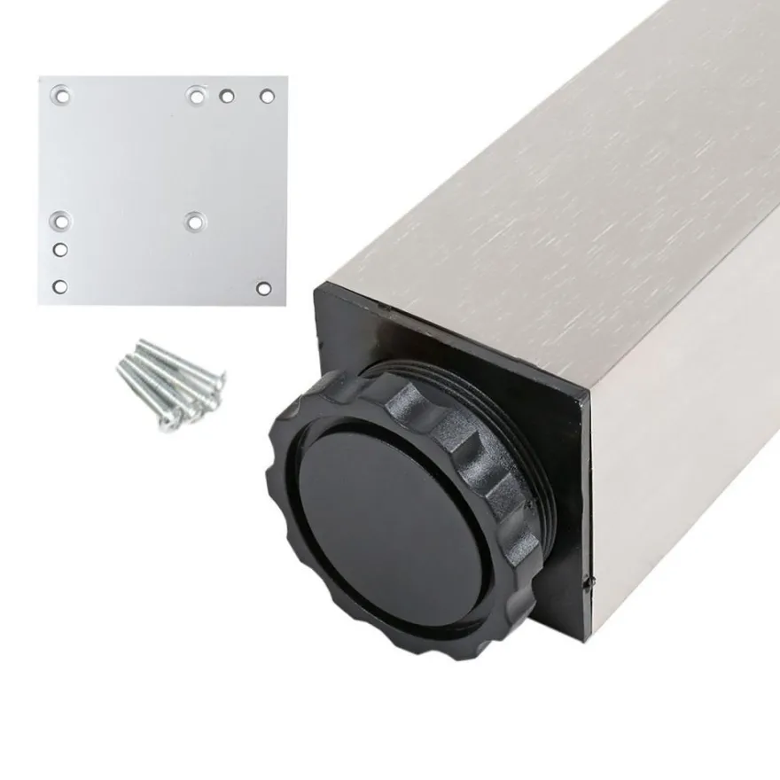 Eckiges Tischbein aus Metall 1100mm Höhe Profil 60 x 60mm Bistrotischbein