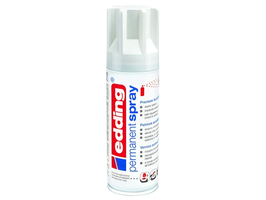 Edding Acryllack glänzend 5200 Dose 200 ml verkehrsweiß
