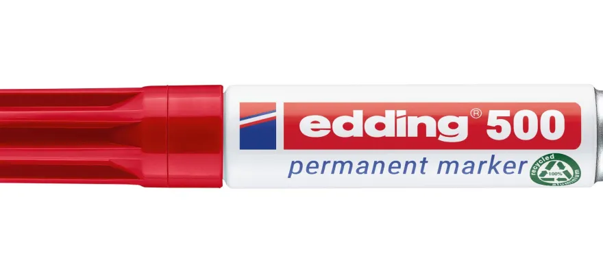 edding 500 Permanentmarker rot