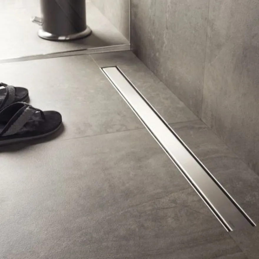 Edelstahl Duschrinne KomplettSet, ESS Easy Drain Compact 30 FF Zero Edcomffzxx-30